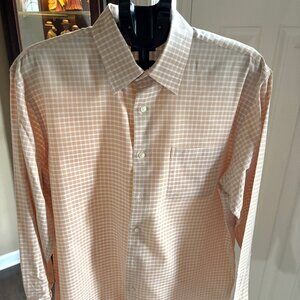 Van Heusen Men's Cotton Long Sleeve Shirt Size: Large 16 - 16 1/2